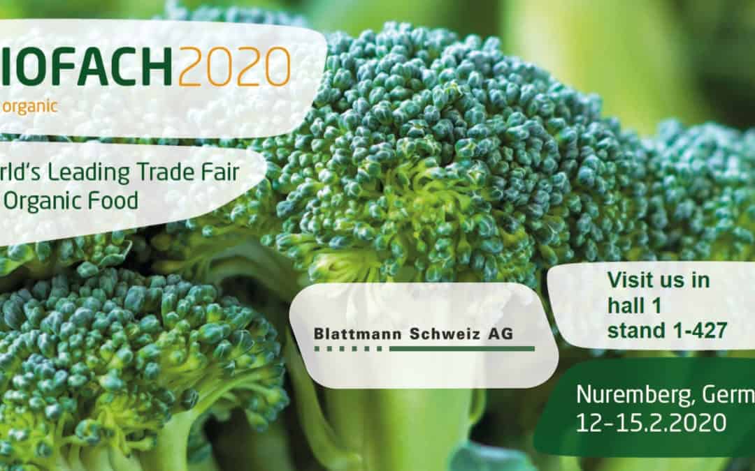 Blattmann at the Biofach 2020 in Nuremberg